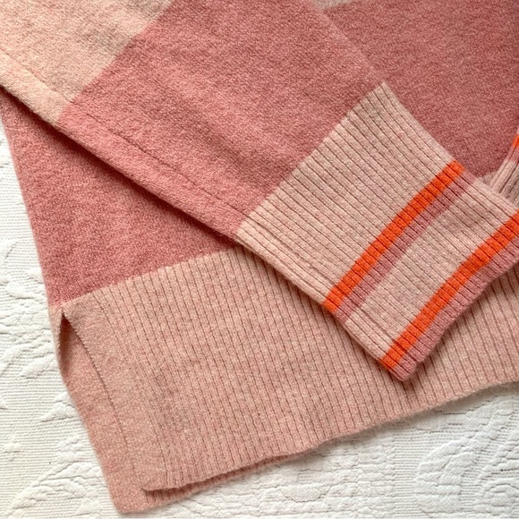 J Crew Supersoft Striped Boxy Turtleneck Sweater - Picture 8 of 16